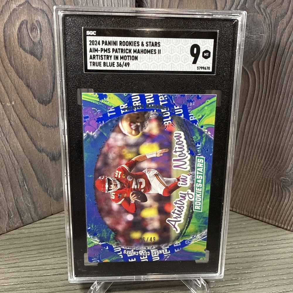2024 Panini Rookies & Stars AIM-PMS artistry in motion Patrick Mahome SGC9 36/49
